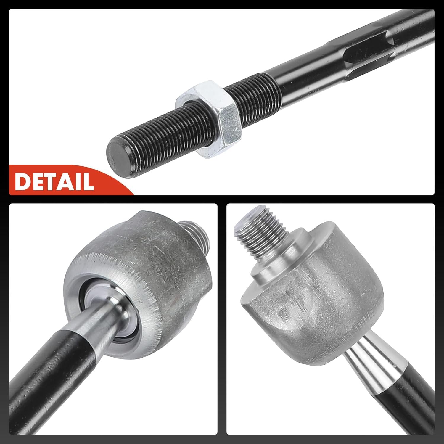 A-Premium 2 x Front Inner Tie Rod Ends, Compatible with Lincoln MKC 2015 2016 2017 2018 2019