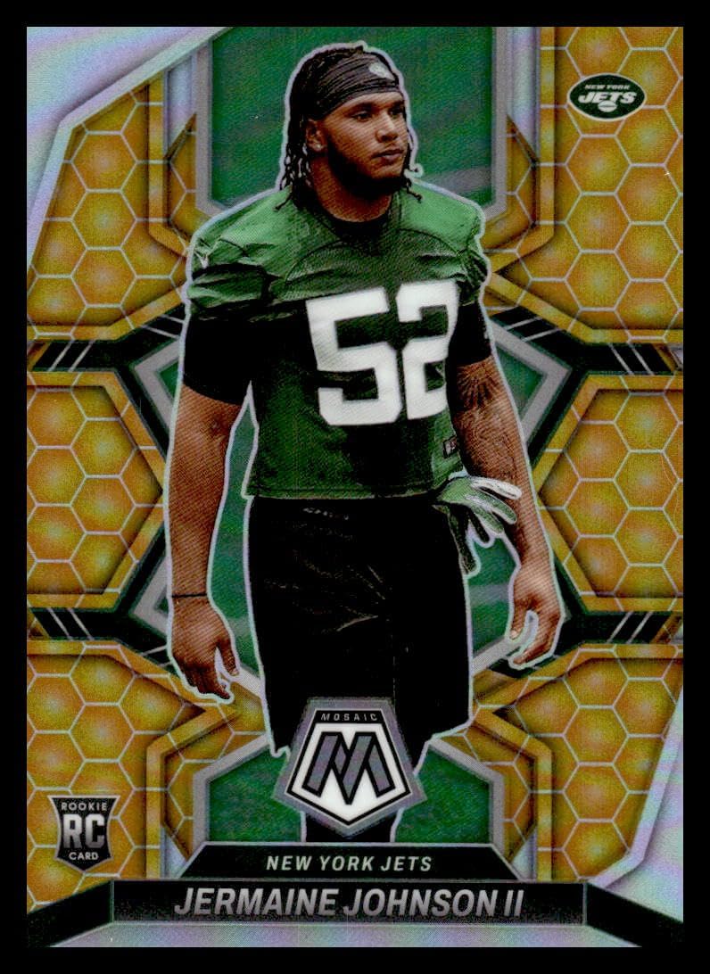 2022 Panini Mosaic Honeycomb #374 Jermaine Johnson II NM-MT RC Rookie New York Jets Football Trading Card