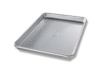 Vista 5 de USA Pan Molde antiadherente para pan + bandeja de un cuarto de hoja Utensilios para hornear de acero aluminizado
