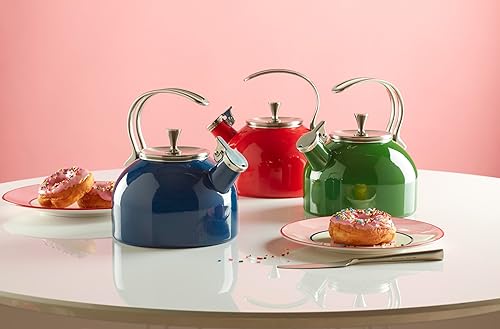 Miniatura 4 de kate spade new york Make It Pop - Hervidor de agua, color rojo