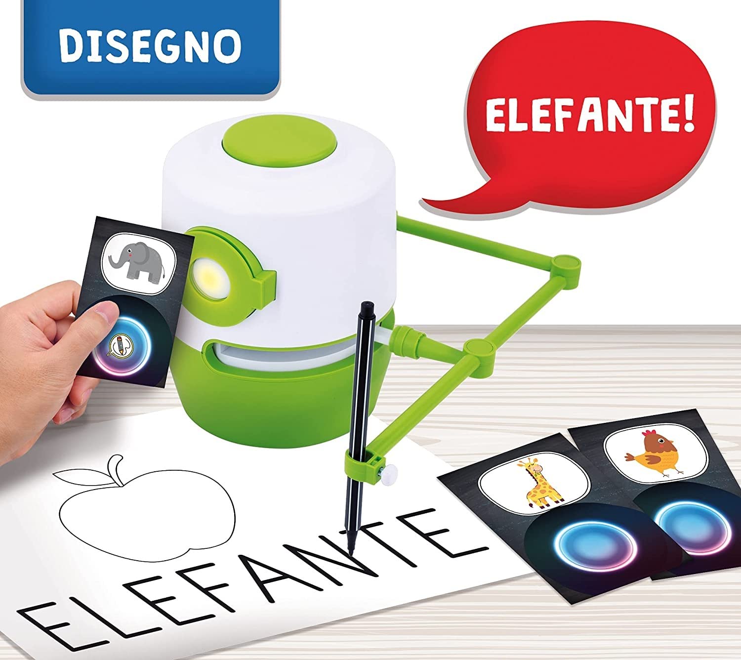 Liscianigiochi 88775 Step Leggo e Scrivo - Robot Hi- Tech Parlante, Per imparare a leggere e scrivere, 3-8 anni