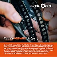 Vista 4 de FIDLOCK Bolsa hermética seca flexible magnética autosellante para teléfono celular 100% a prueba de agua y arena Tamaño práctico con una gran