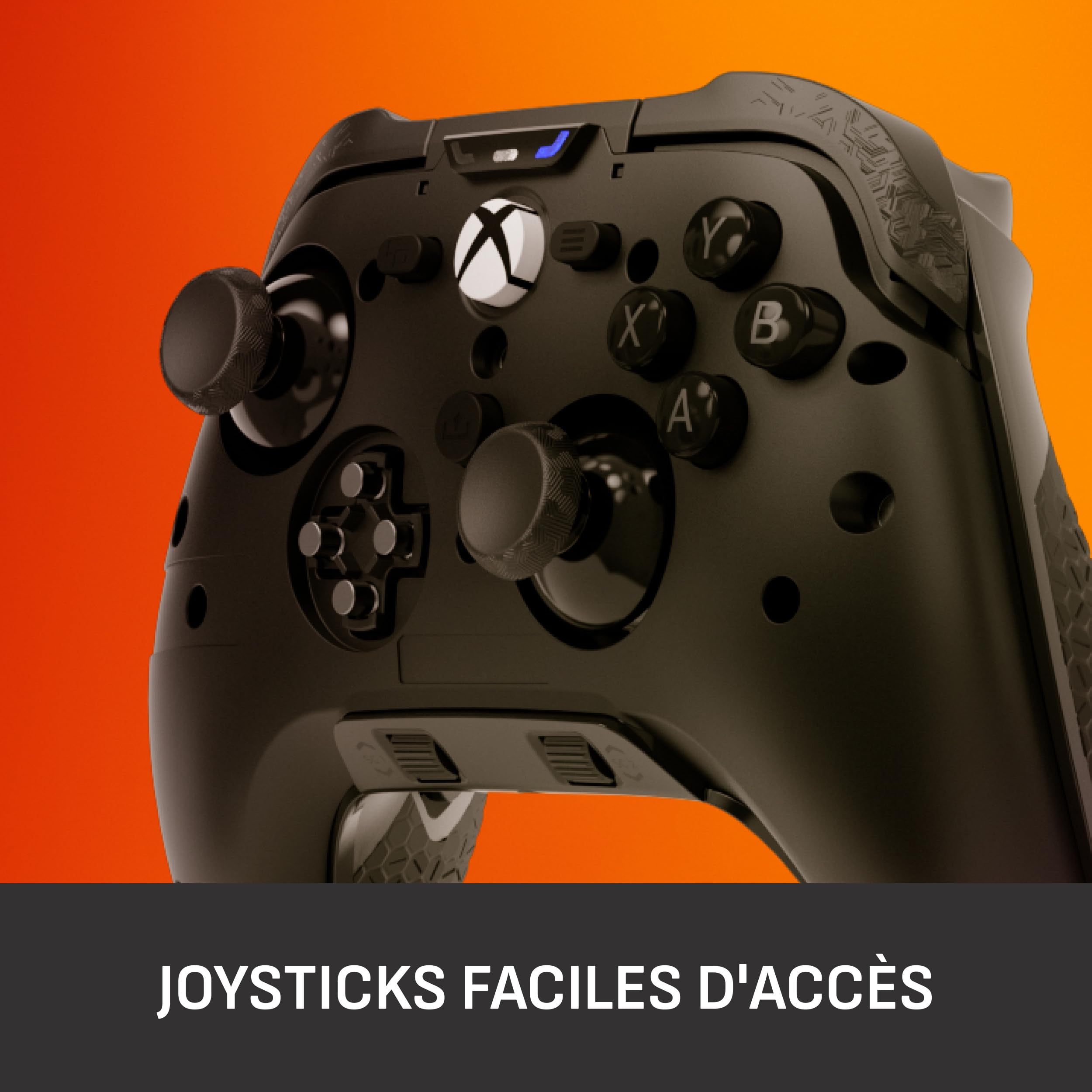 SCUF Valor Pro Kit De Façade Manette Amovibles – Blanc | Fixation magnétique, Anneaux à Faible Friction