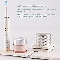 Vista 2 de Juego de 4 posavasos de diatomita absorbentes de agua, jabonera de cocina de tierra de diatomeas, bandejas de baño, piedra absorbente de agua