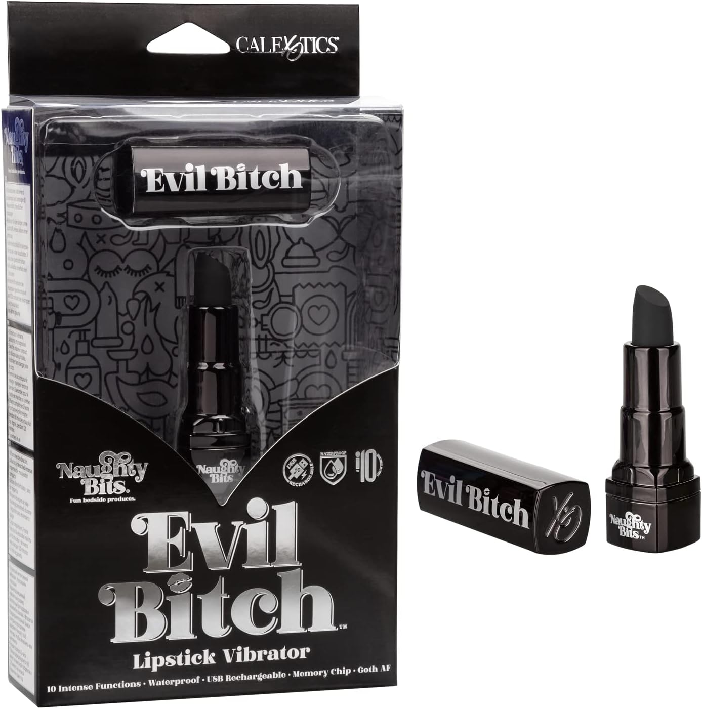 Naughty Bits Evil Bitch Lipstick Vibrator