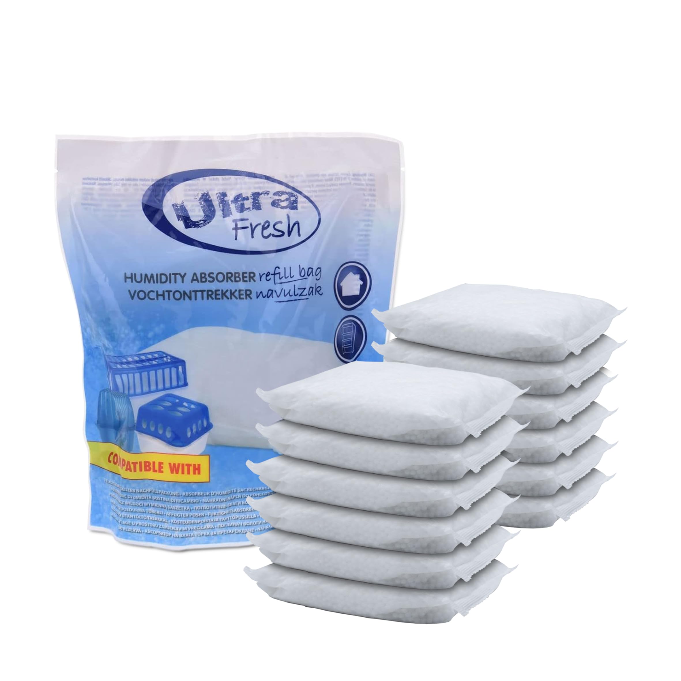 12x 450g Luftentfeuchter Nachfüllpack Ultra Fresh