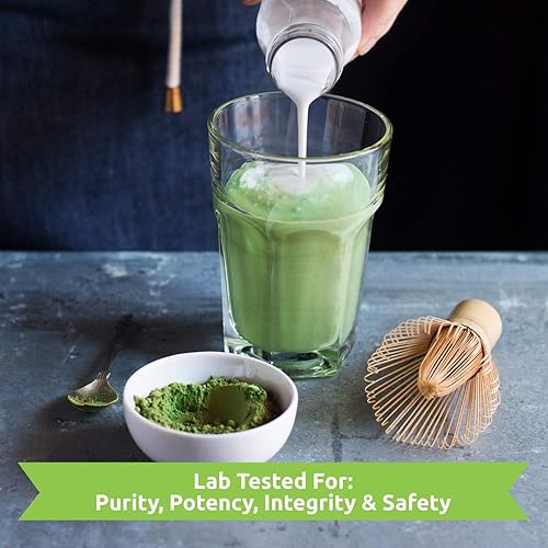 Miniatura 5 de Polvo matcha coreano orgánico culinario  Two Hills Organics 100 g3.53 oz  Té matcha de grado culinario de primera fuente  Probado para metales