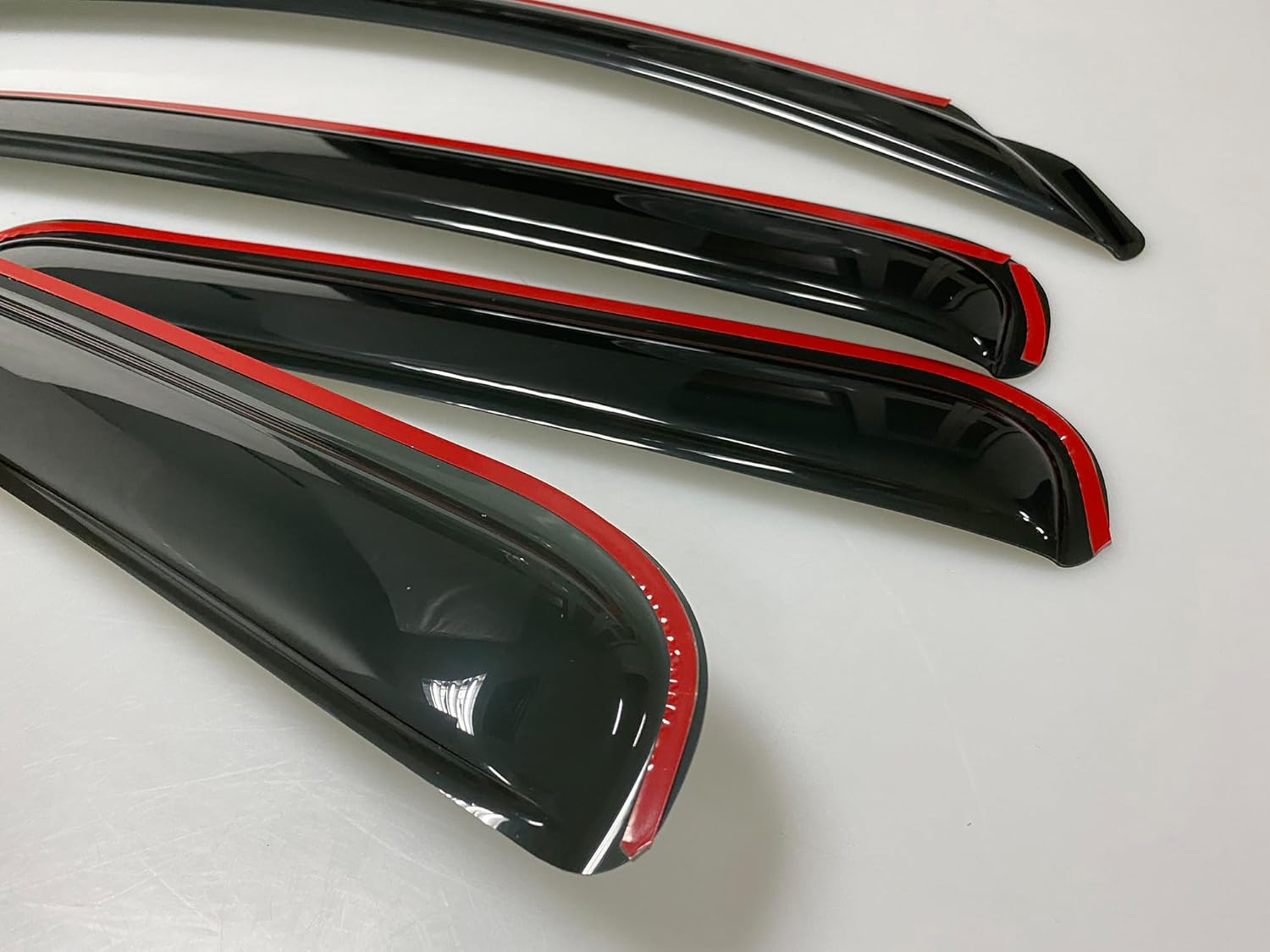 in-Channel Style Smoke Window Sun Rain Visors Vent Guard Shade Compatible with Toyota Tundra Double Cab 2007-2021