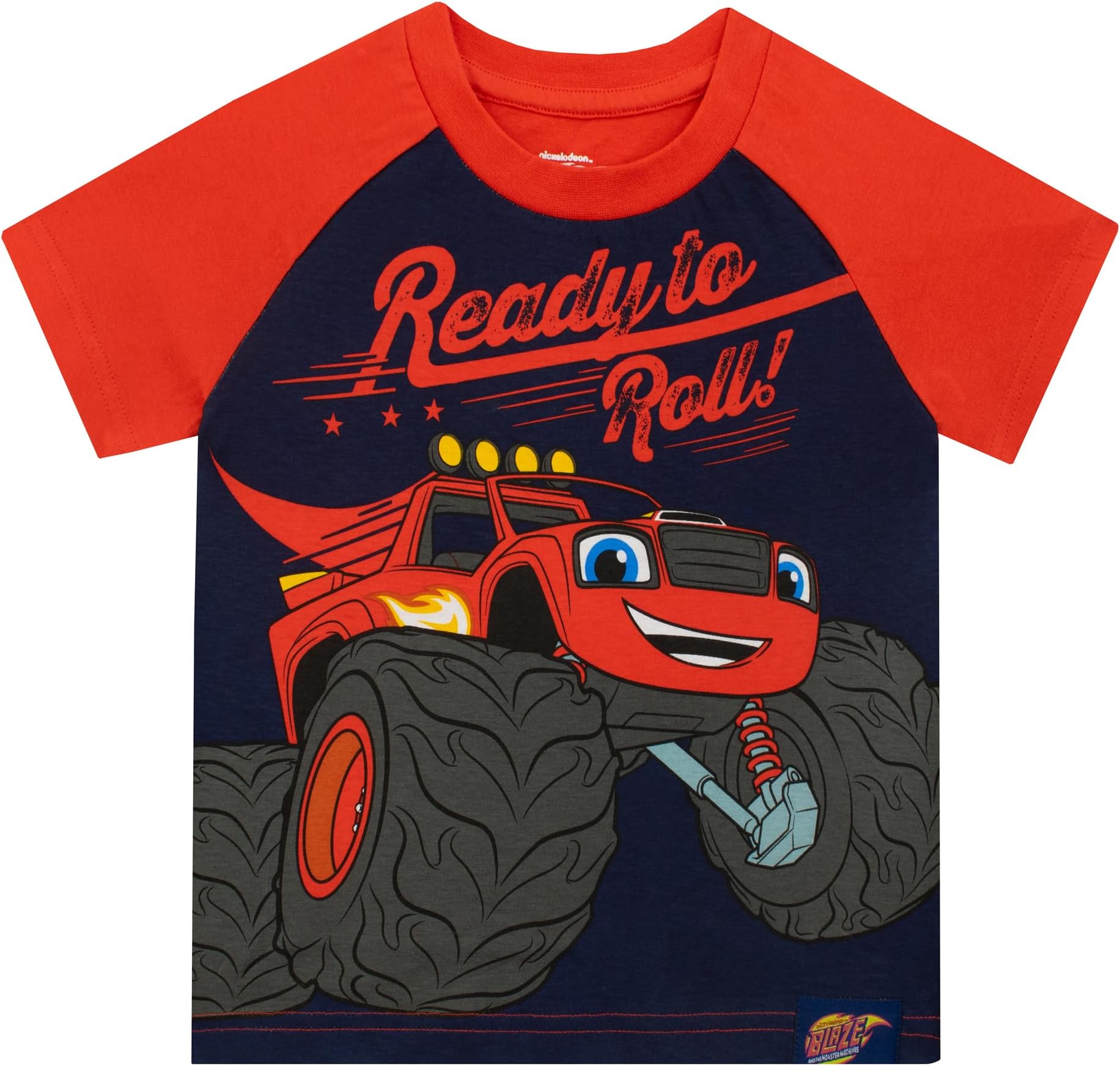 Blaze and The Monster Machines T-Shirt | Boys Monster Truck Tshirt | Short Sleeve Boys Tshirt | Ages 18 Months to 8 Years | Official Merchandise