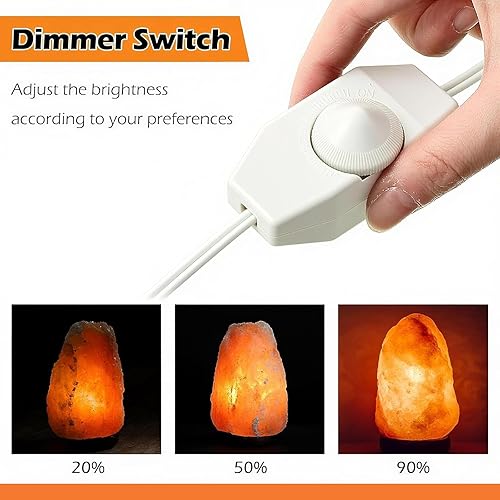 Miniatura 9 de Meonum Cable accesorio con 9 bombillas LED, cable de luces de pueblo navideño de 18 pies con interruptor de atenuación, luces de molde de soplado C7