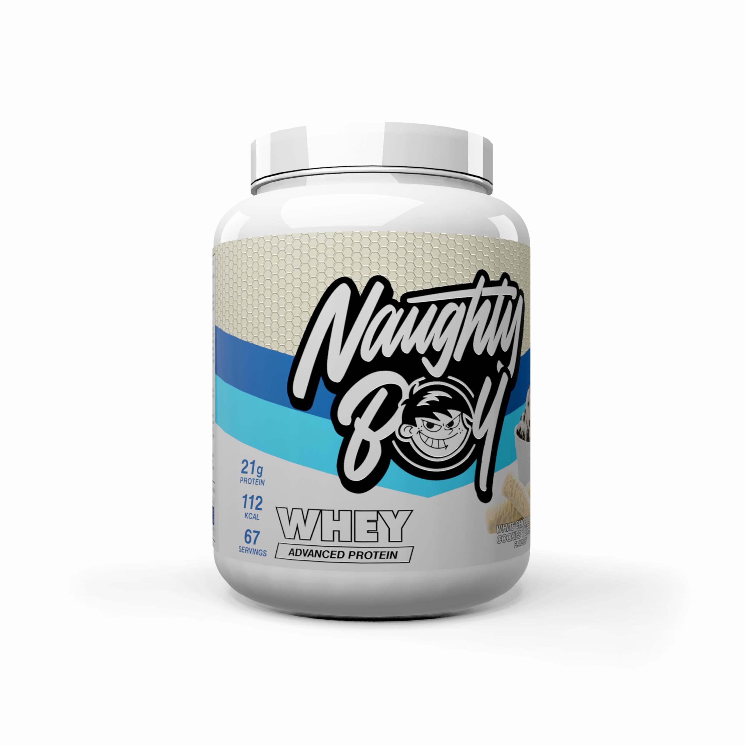 Naughty Boy Whey 2010 g, weiße Schokolade, Kekse und Cream
