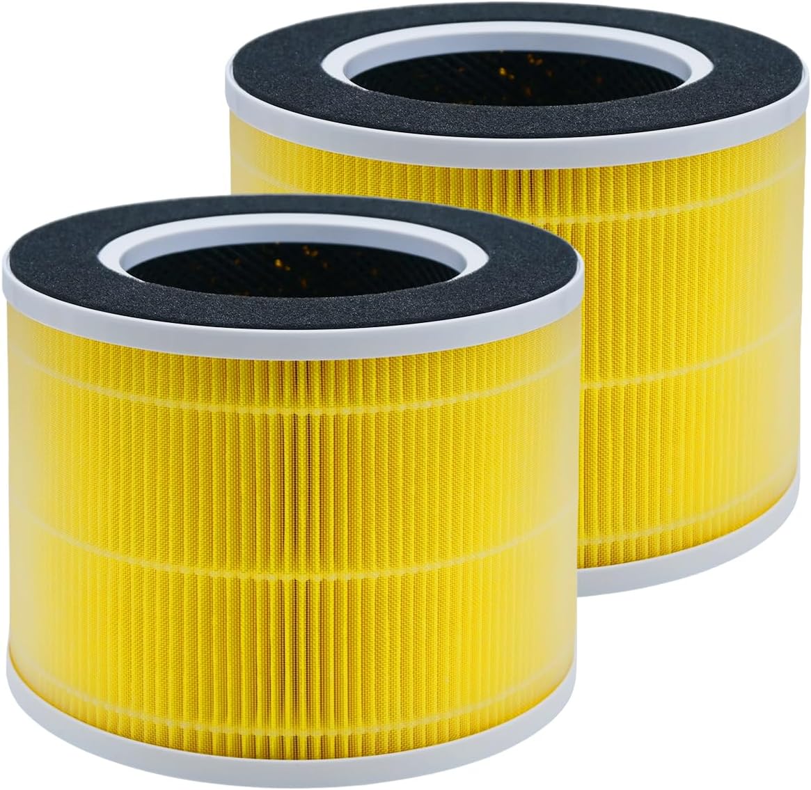 2-Pack 2-in-1 Replacement Filters Compatible with RENPHO RP-AP088W & RP-AP088B Air Purifier, Replaces RP-AP088-F1, Activated Carbon Composite Design
