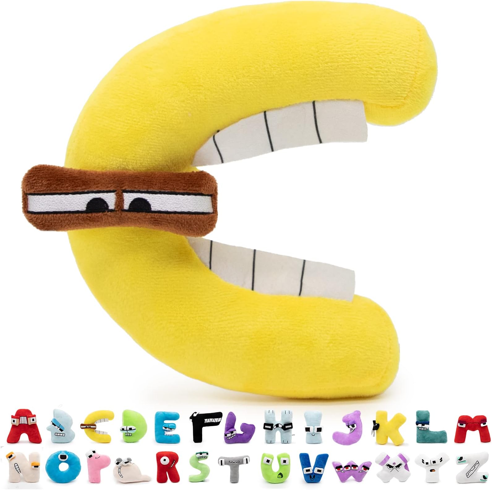 MaikerryAlphabet Lore Plush,Stuffed Animals Dolls,Fun Stuffed Alphabet Lore Plushes Figure Toys Suitable Gift for Friends Christmas Valentine's Day Birthday Fan Gift （C）