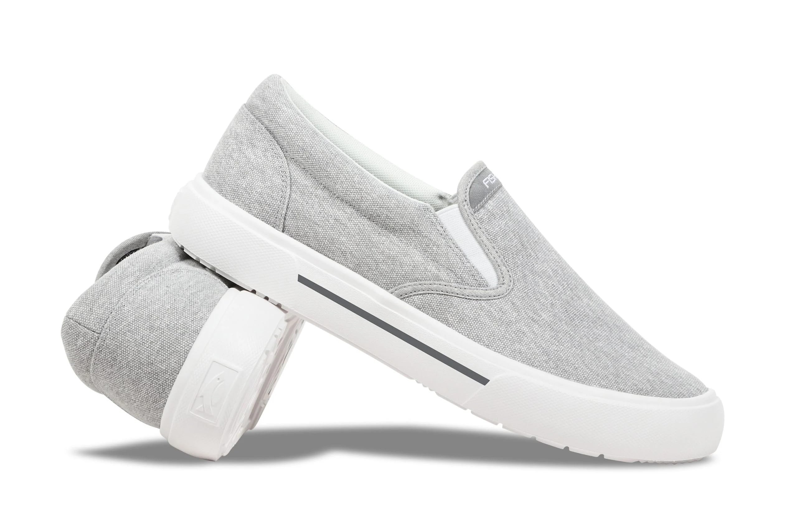 Men's Sunwashed Slip-On Fishing Shoes | Water-Repellent, Pre-Shrunk Nylon/Cotton Blend |…