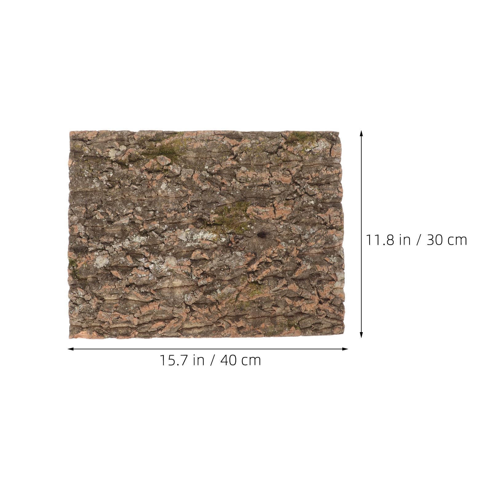 Cabilock 3 Piezas y Superficie Fácil de Trepar de de Corcho Natural Diseño Resistente Humedad para Terrarios de Reptiles para Geckos y