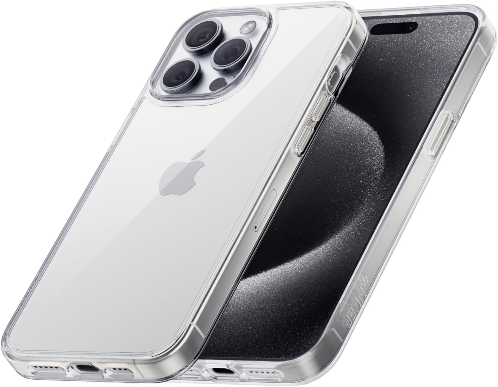 Anker for iPhone 16 Pro Case Cover, Military-Grade Shockproof Protection, Yellowing-Resistant Phone Case for iPhone 16 Pro, Clear