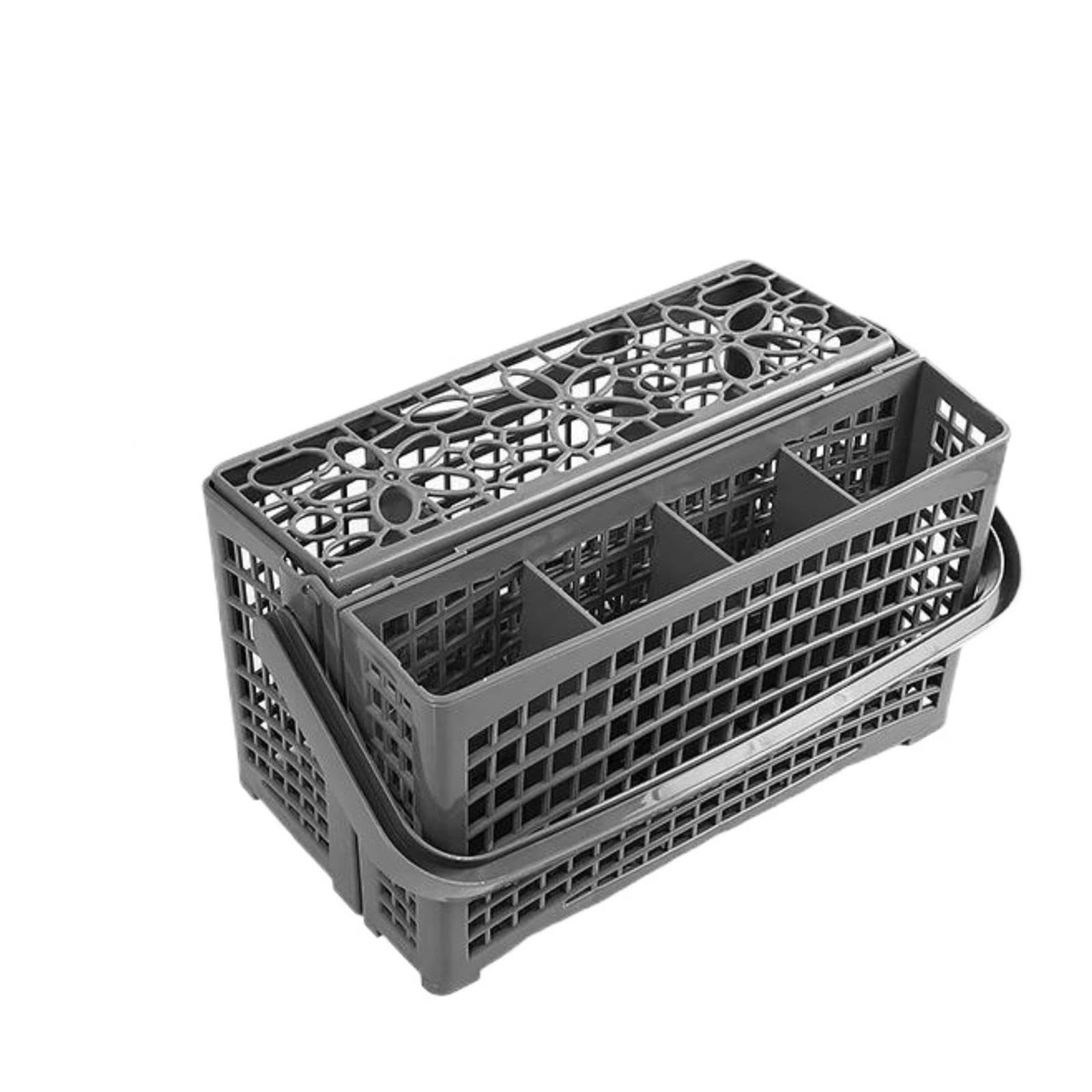 Cesta for cubiertos, compatible con soporte for utensilios de lavavajillas