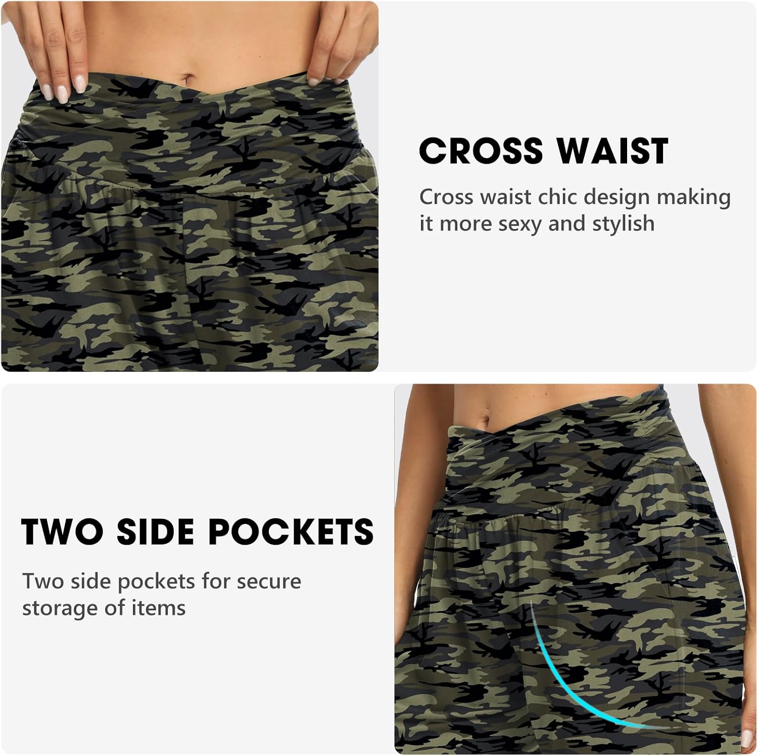 DIBAOLONG Womens Yoga Sweatpants Loose Workout Harem Joggers Casual Comfy Lounge Pajama Pants with Pockets - Image 4