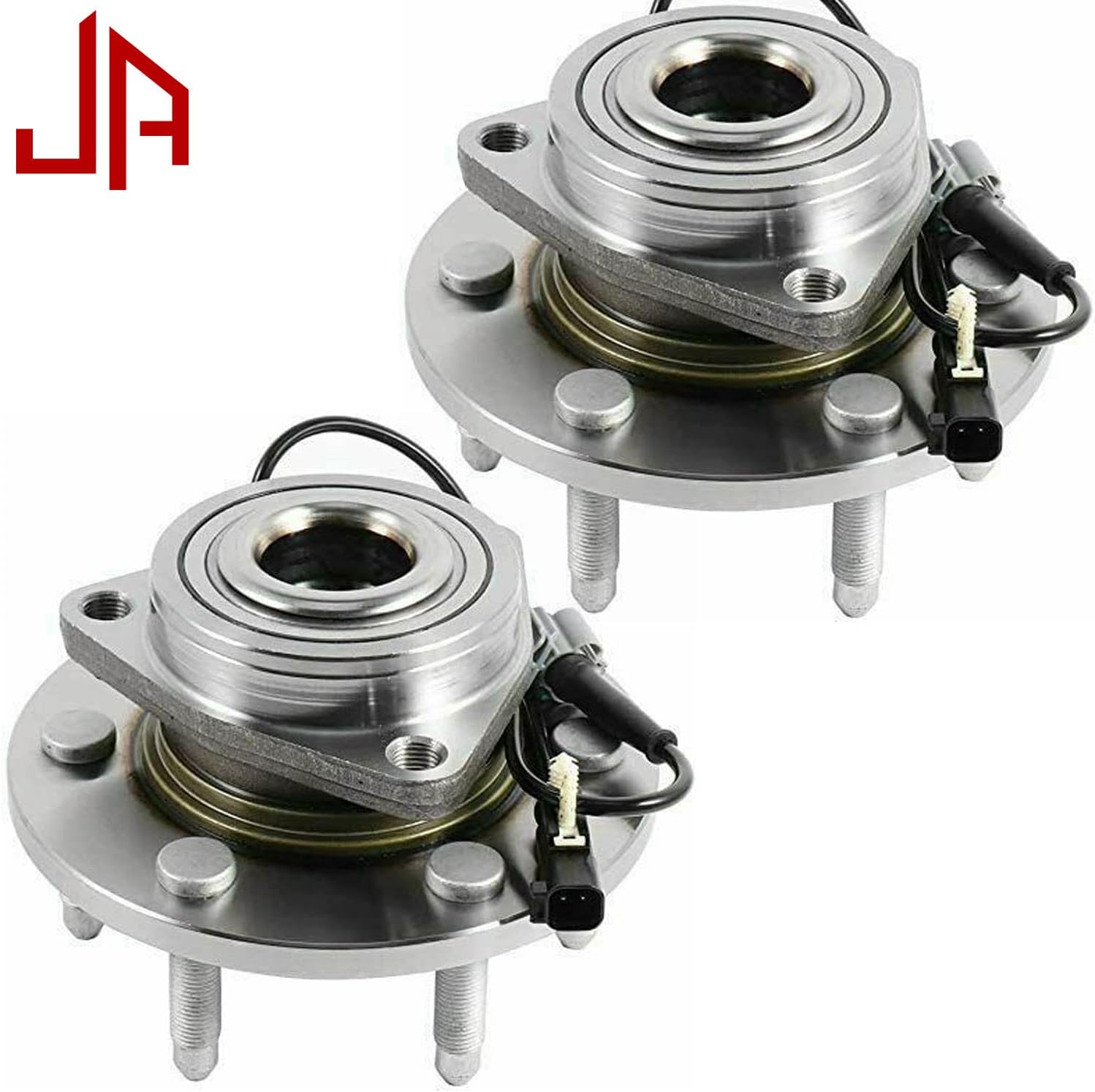 515160 Front Wheel Bearing and Hub Assembly 6 Lugs 4WD w/ABS for Silverado Suburban Sierra Yukon XL 1500 Tahoe Escalade Hub Bearing Assembly 2pc