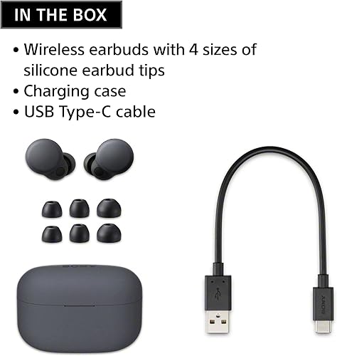 Miniatura 6 de Sony LinkBuds S - Auriculares con cancelación de ruido verdaderamente inalámbricos con Alexa integrado, auriculares Bluetooth compatibles con iPhone