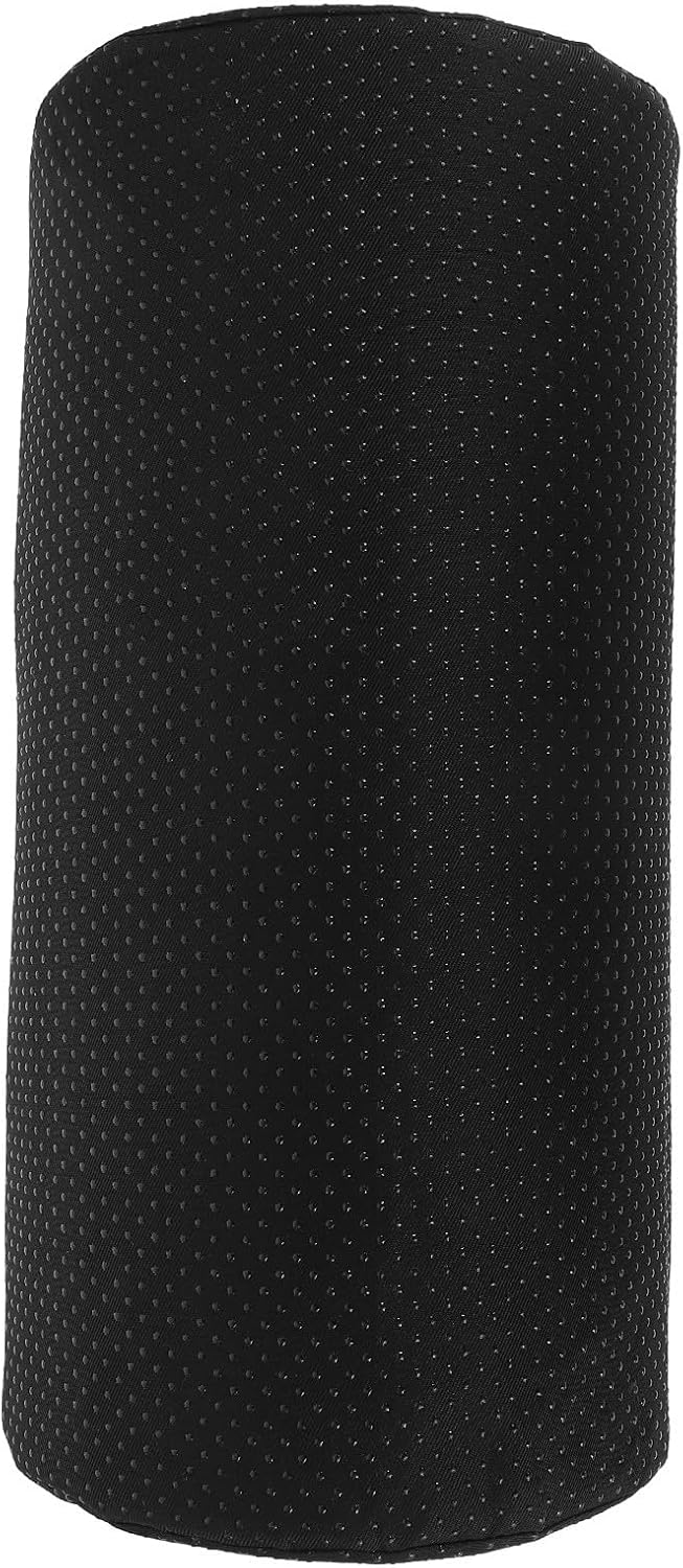 Memory Foam Semi-Cylindrical Foot Rest Pad Black Lightweight and Easy to Carry Foot Relax Cushion for Homes and Trains Ergonomic Support Pillow
