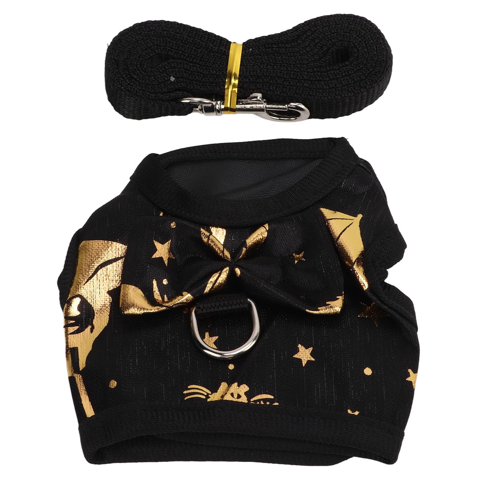 Make Nylon Rabbit Correa - Animated Animals Vest Adjustable for Rabbits, Indian, Hedgehog - Comfortable and Durable Daily Walks and Festivals Company (L)