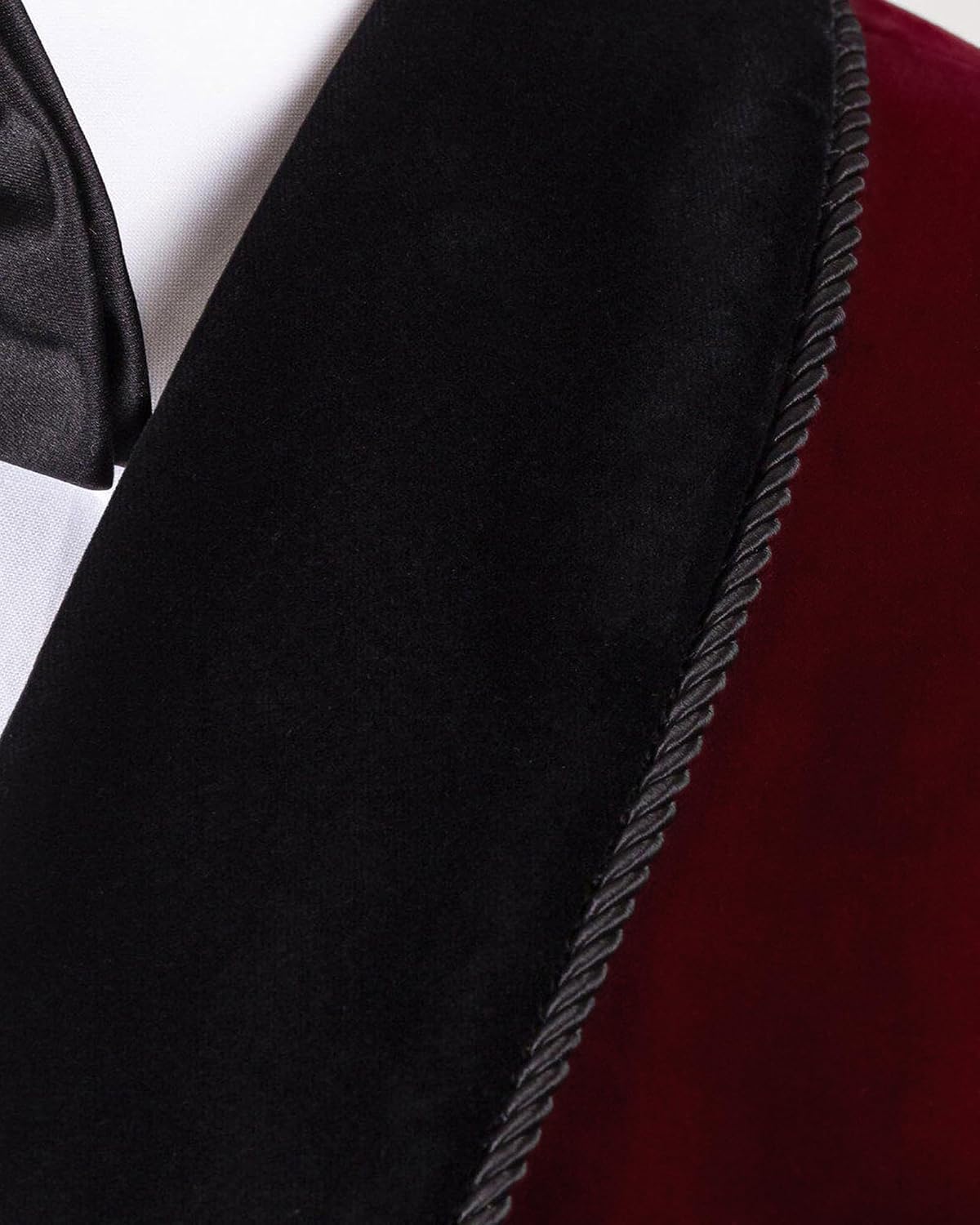 Men's Short Velvet Blazer Slim Fit Double Breasted Smoking Jacket Coat Tuxedo for Wedding Prom Dinner
