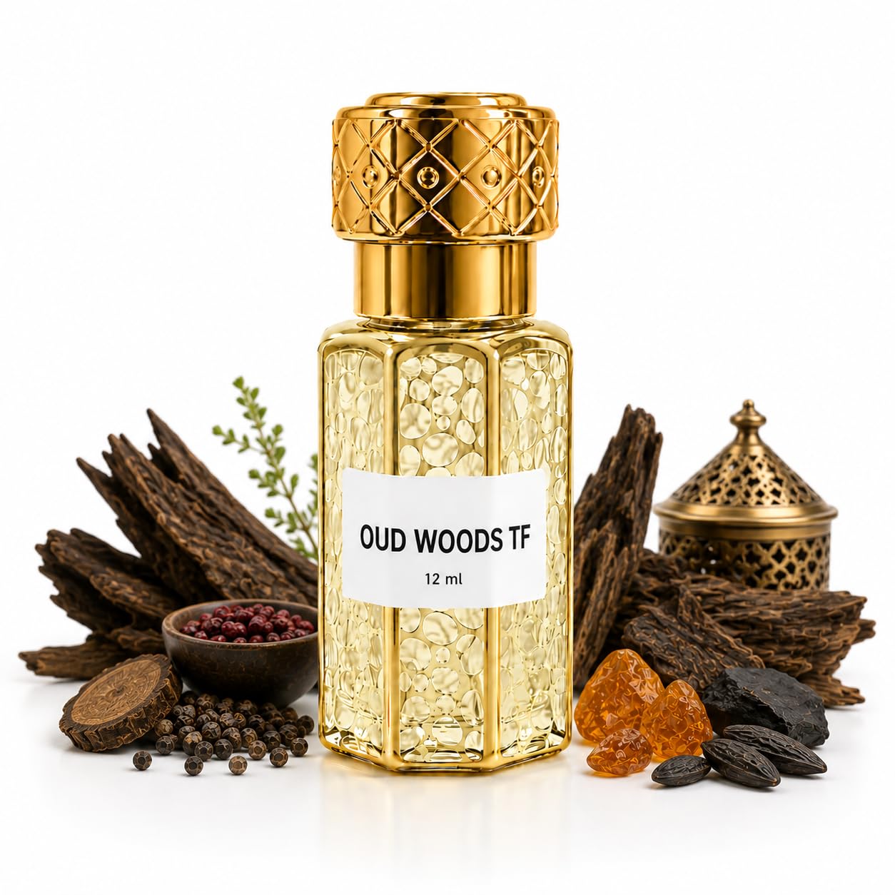 Oud Woods TF Premium Attar Perfume Oil 12 ml | Alcohol Free, Unisex, Long Lasting, Premium Attar-image-10