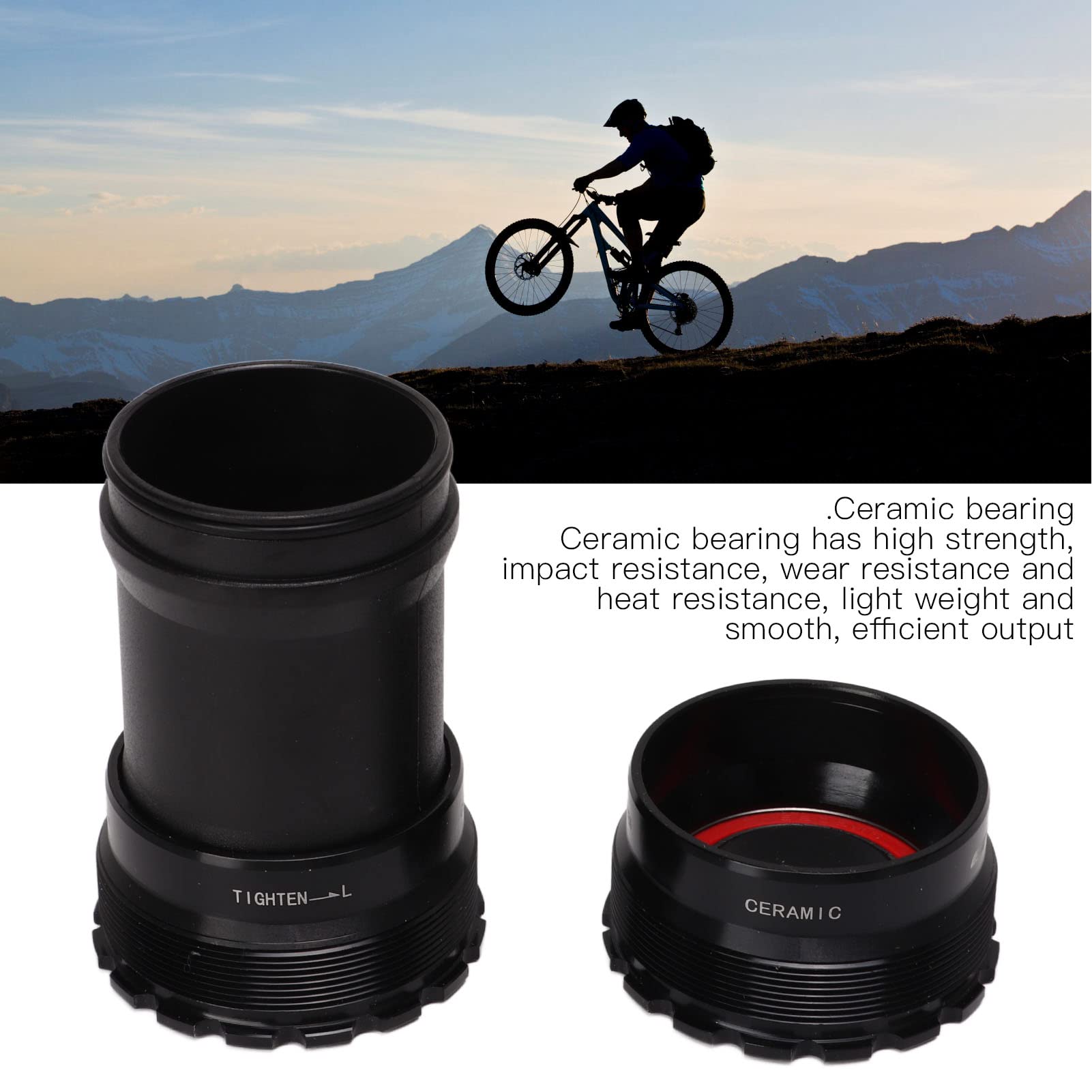 Suport roweru T47: suport roweru 24 mm z łożyskami ceramicznymi - popraw swoje wrażenia z jazdy na rowerze
