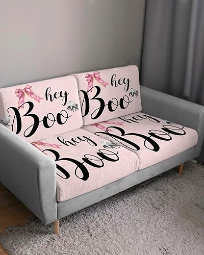 Miniatura 10 de Fundas de cojín para sofá de Feliz Navidad, funda elástica para sofá con parte inferior elástica, fundas de sofá con diseño de muñeco de nieve,