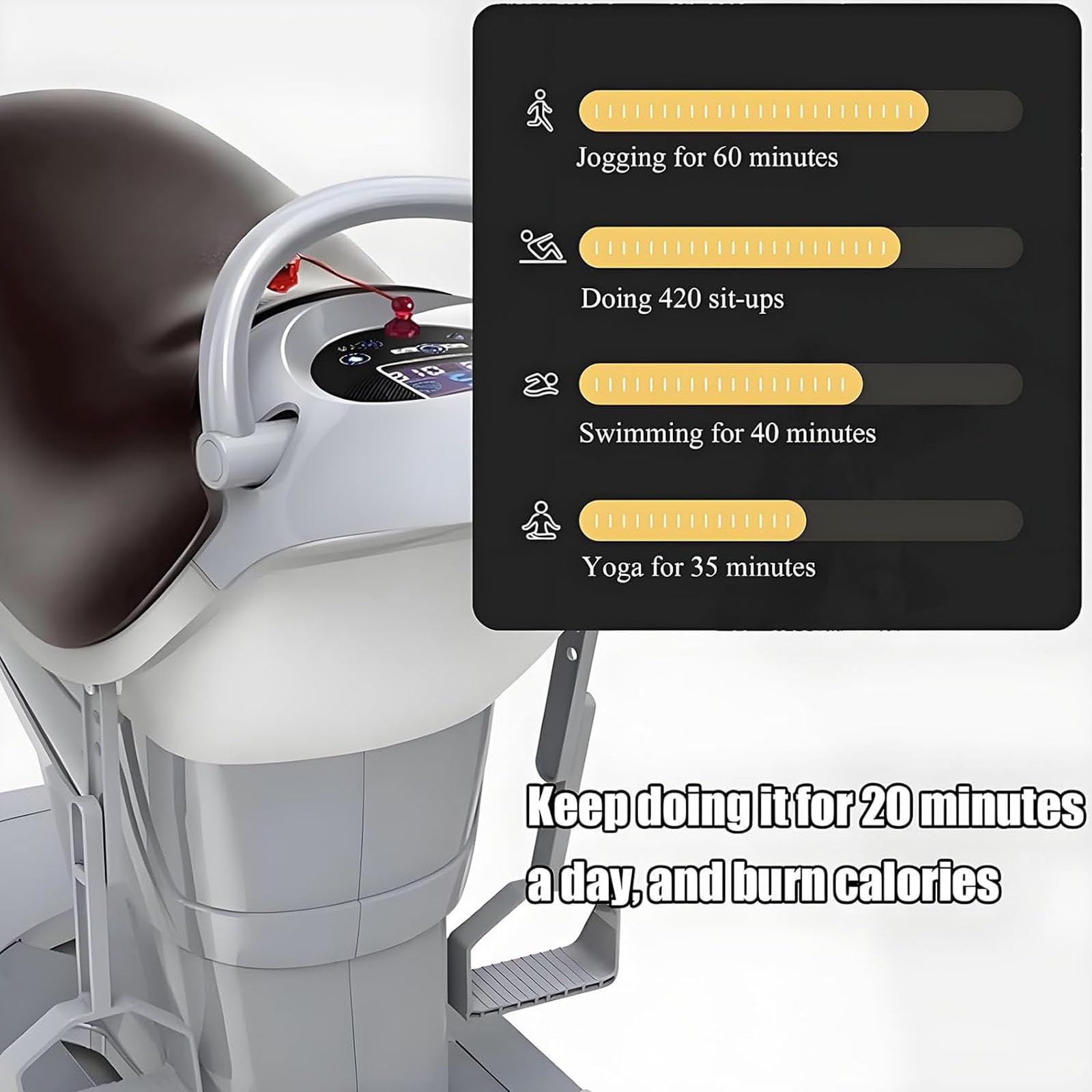 Elektryczny symulator jazdy konnej, maszyna fitness 3D z 20-stopniową regulacją prędkości, funkcja Bluetooth i wyświetlacz LCD, pojemność 150 kg do ćwiczeń domowej siłowni