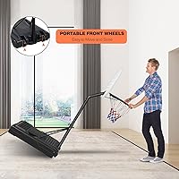 Vista 4 de Aro de baloncesto de altura ajustable de 37 a 56 pulgadas, tablero trasero de 36 pulgadas, sistema de baloncesto portátil junto a la piscina