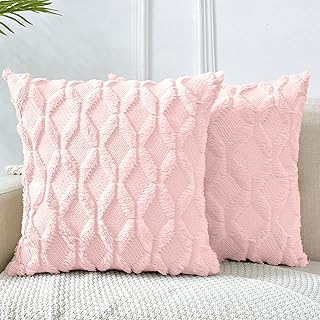 small pink throw pillow