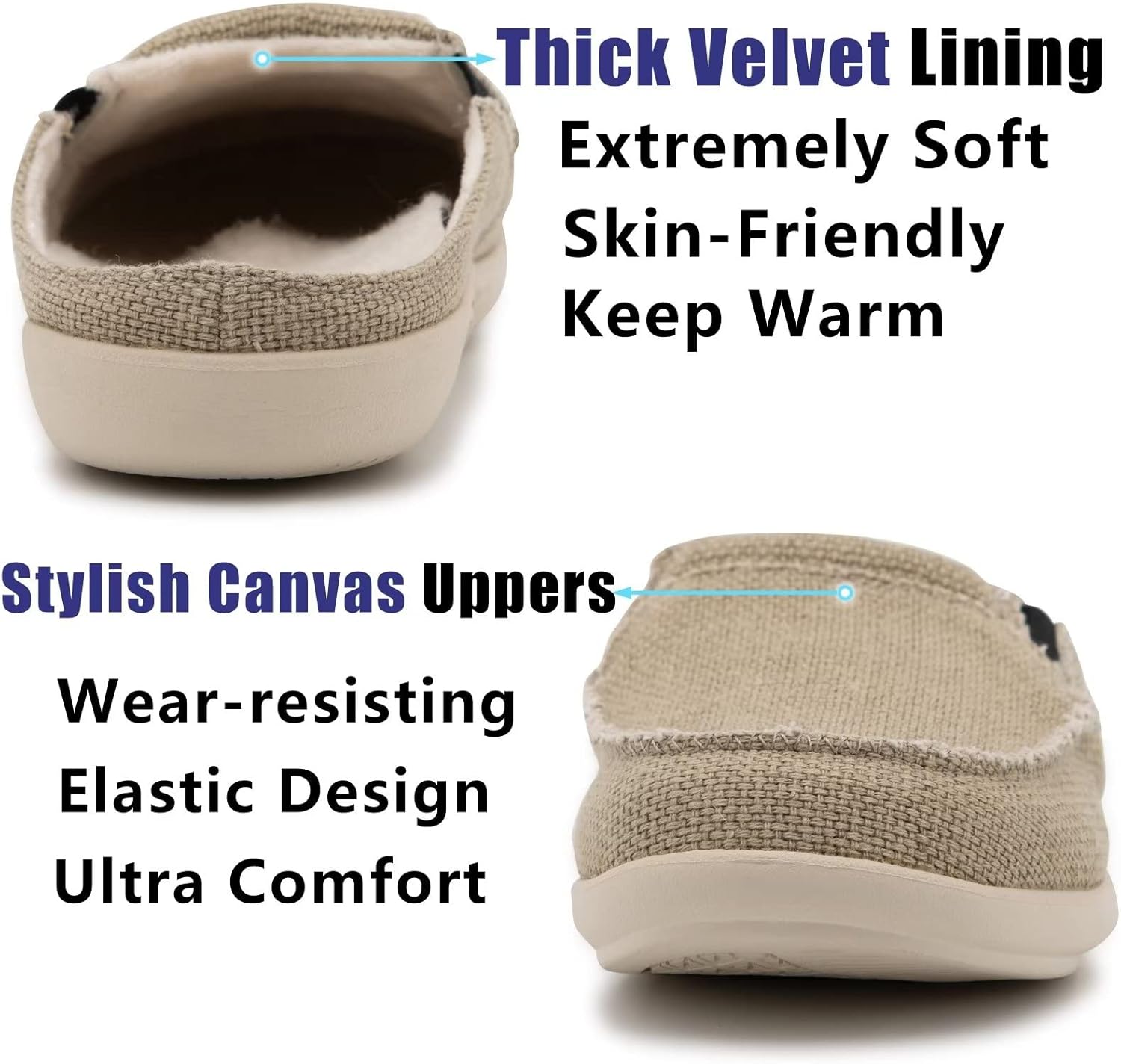 ADAX Men's Plantar Fasciitis & Pain Relief Orthotic Slippers with Arch Support (Size:US 7-US 14) - Image 6