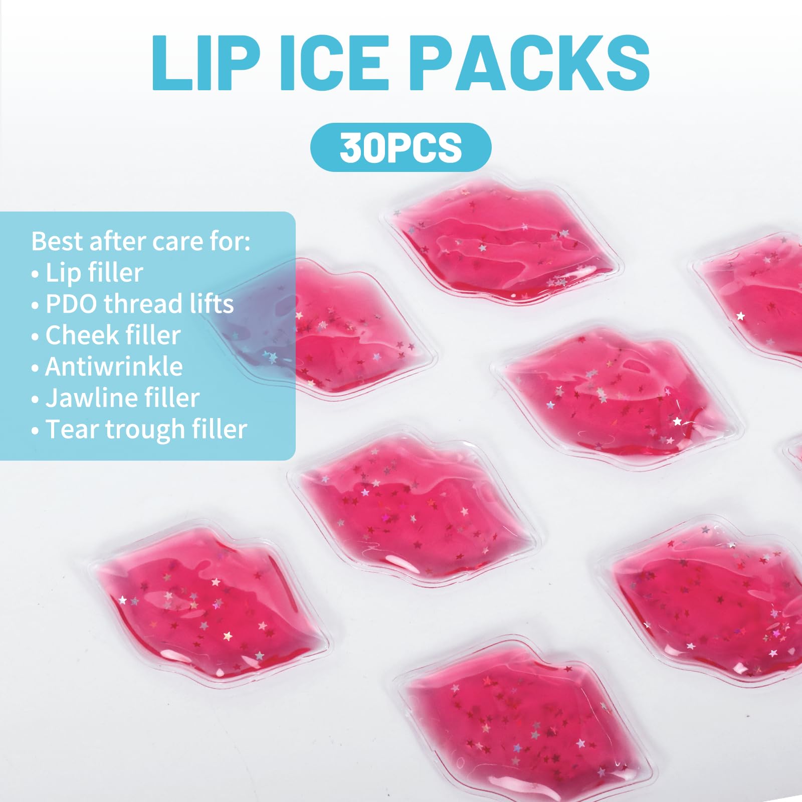 Reusable Lip-Shaped Hot and Cold Gel Pack