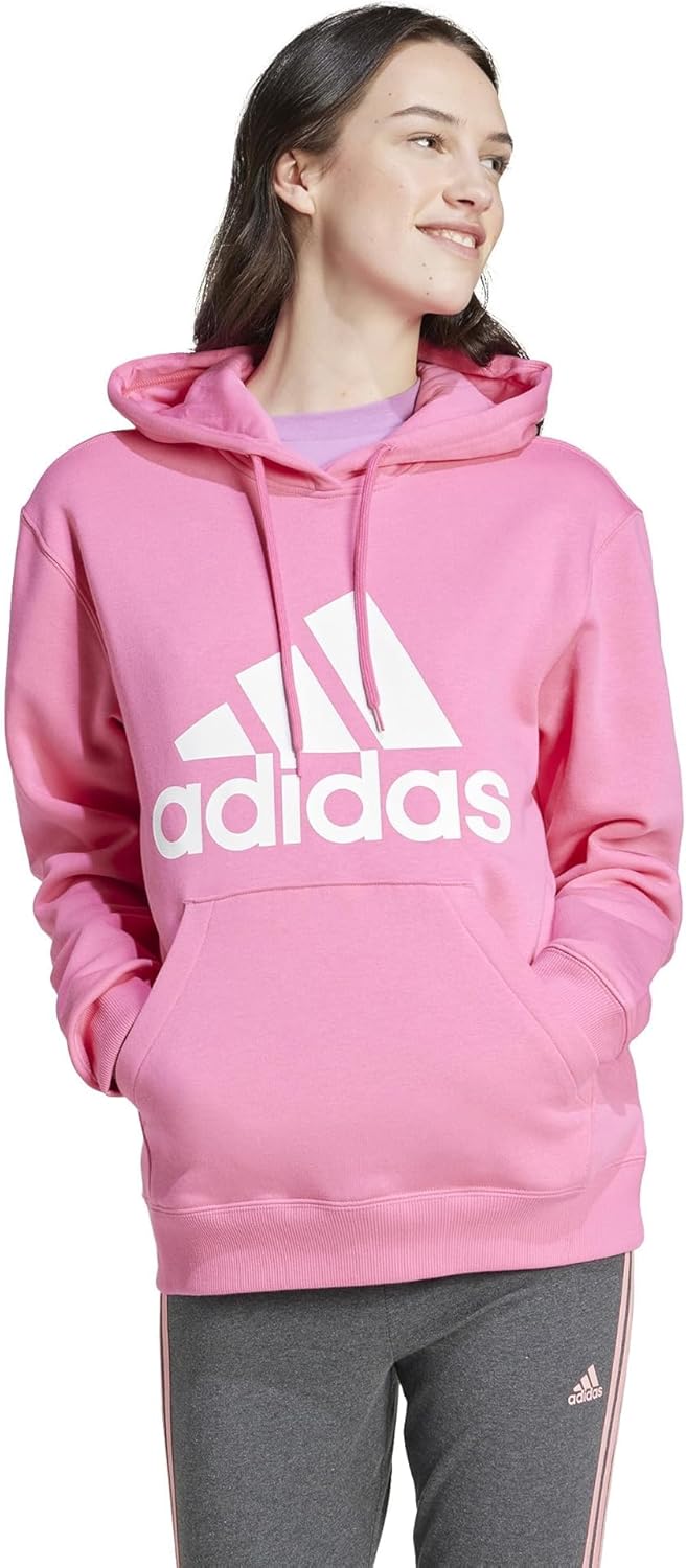 adidas womens Essentials Big Logo Regular Fleece Hoodie