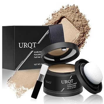 Magic Hairline Powder, Instantly Conceals Hair Loss, Natural Hairline Coverage, Hair Fibers for Thinning Hair, Root Touch Up Hair Powder for Women & Men, Root Cover Up Hair Powder Light Blonde