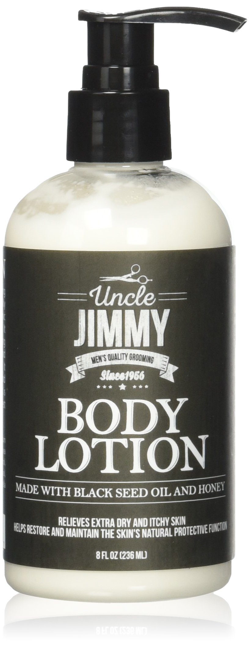 Uncle Jimmy Body Lotion for Dry Skin, Hand and Body Moisturizer Repairs Dry Skin and Retains Moisture, 8 Fl Oz