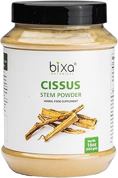 bixa BOTANICAL Ayurvedic Natural Herbal Supplement Cissus Powder Cissus Quadrangularis/Hadjod | Supports Bone & Cartilage Health | Natural Herbal Supplement 16 Ounce Pack of 1