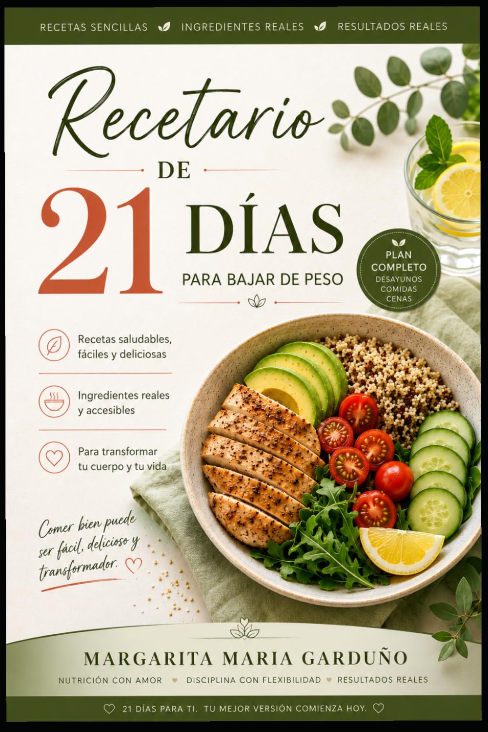 Recetario de 21 Días para Bajar de Peso