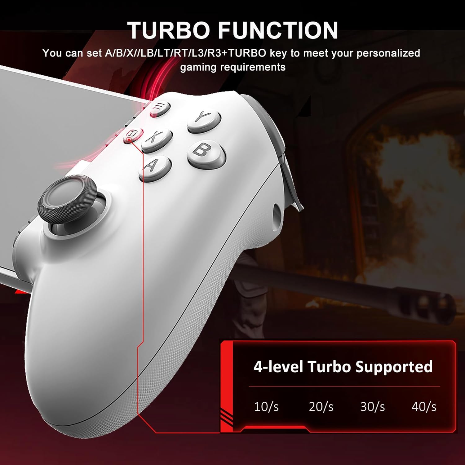 USB C Game Controller for iPad/Tablet (6.7-11in compatible), Plug and Play Gamepad Joystick, Remote Play Controller for PS5/Xbox/PC, Cloud Game, Hall Rocker/Trigger/Turbo/Macro, Passthrough Charging 6 71ECdNMnaAL. SL1500