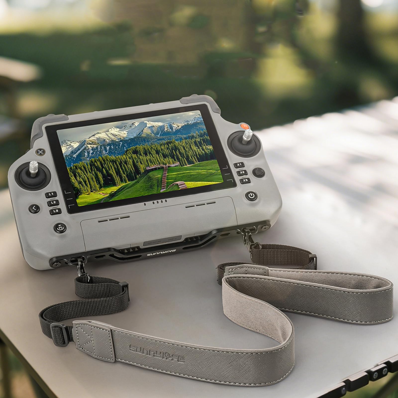 Gancio per cordino da collo per telecomando DJI RC Plus 2/1 con schermo da cintura 2 in 1 cinghia per drone Inspire3/Matrice 4E