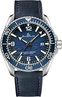 Uhren Herren Automatik mit Japanischem Werk, Leuchtende U-Boot & Maritimem Wellen-Zifferblatt - 42mm Edelstahlgehäuse, Keramik-Lünette, Leder-und Edelstahlarmband, Perfektes Männergeschenk