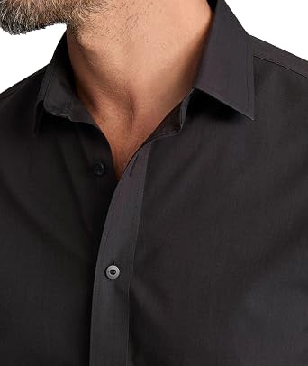 UNTUCKit Wrinkle Free Solid Long Sleeve Shirt for Men