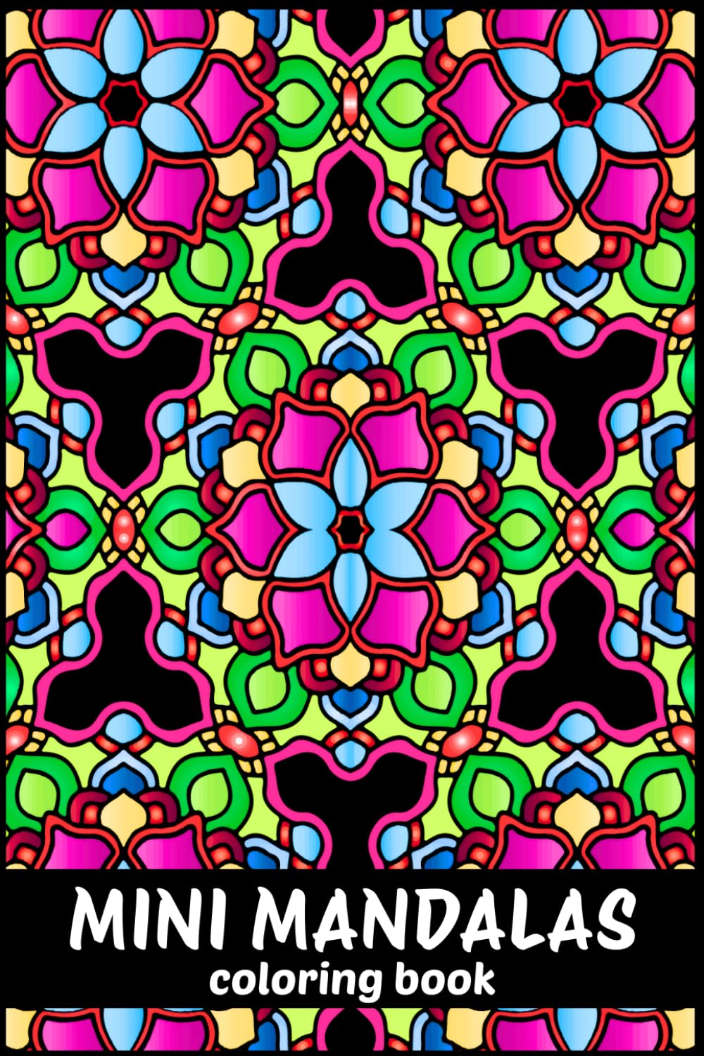 Mini Mandalas coloring book: Pocket Size with Simple, Large Print Bold Mandalas