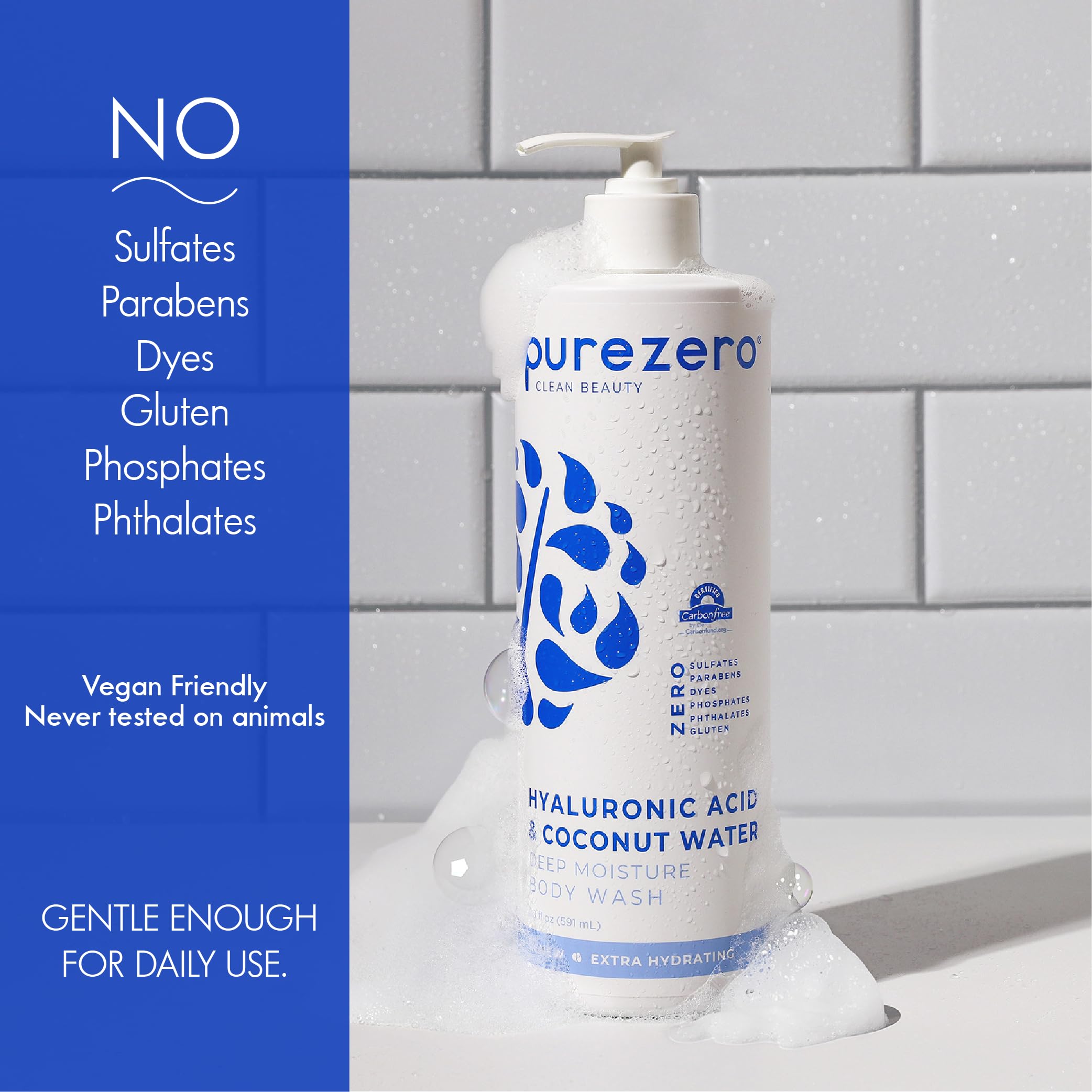 Amazon.com : Purezero Hyaluronic Body Wash Deep Moisturizer - Soft