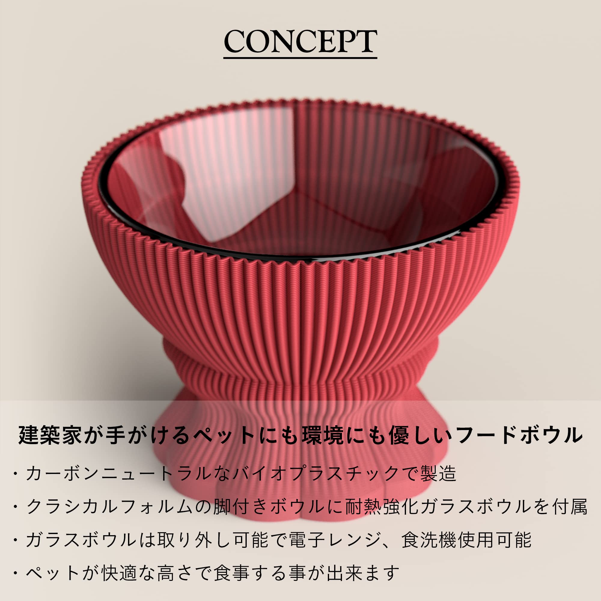 Amazon | F.r.A.g.M.e.n.T 猫 超小型犬 フードボウル 食器 水飲み器 