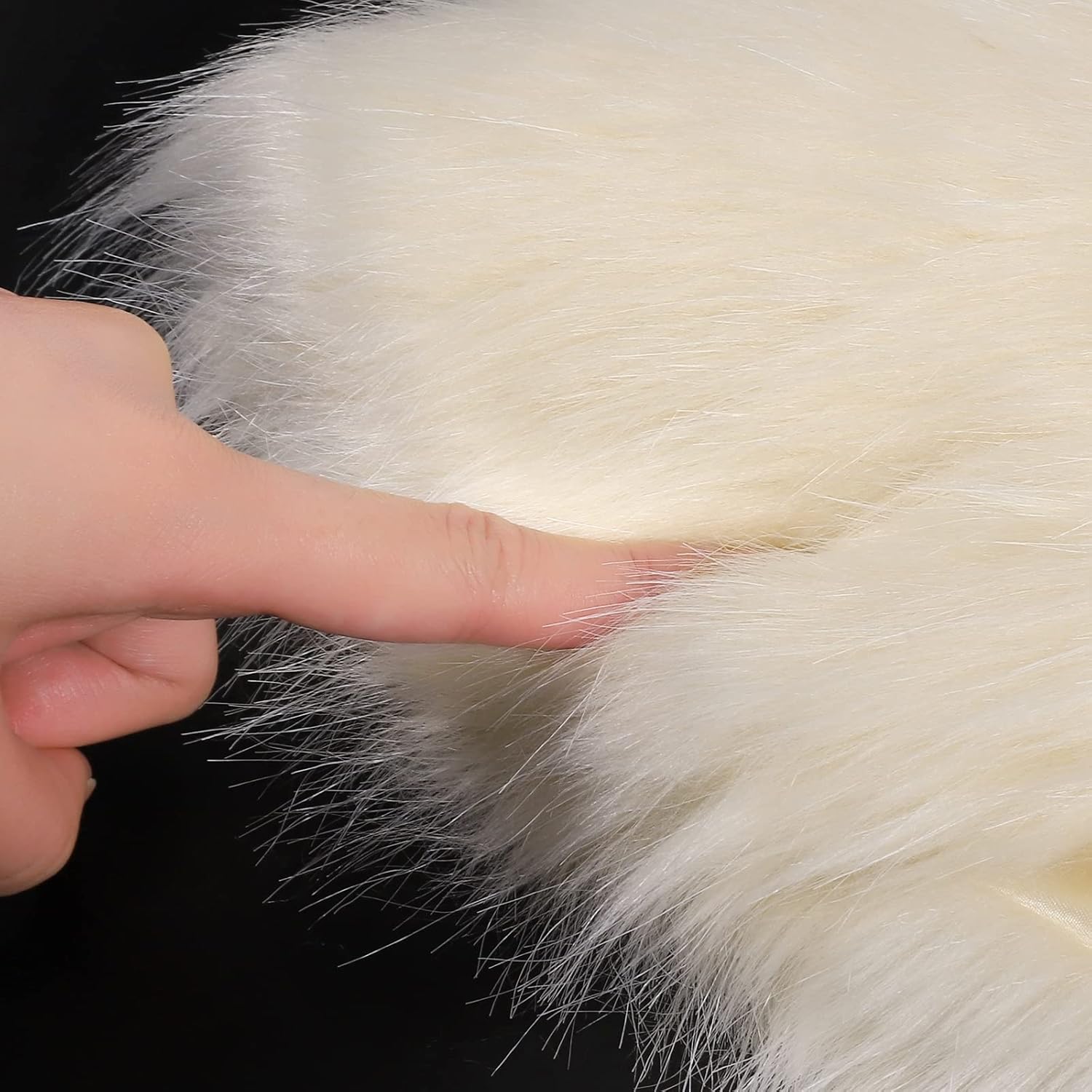 Flower Girls Wrap Shawl Princess Faux Fur Shoulder Cape Tippet Stole Wedding Dress Up - Image 4