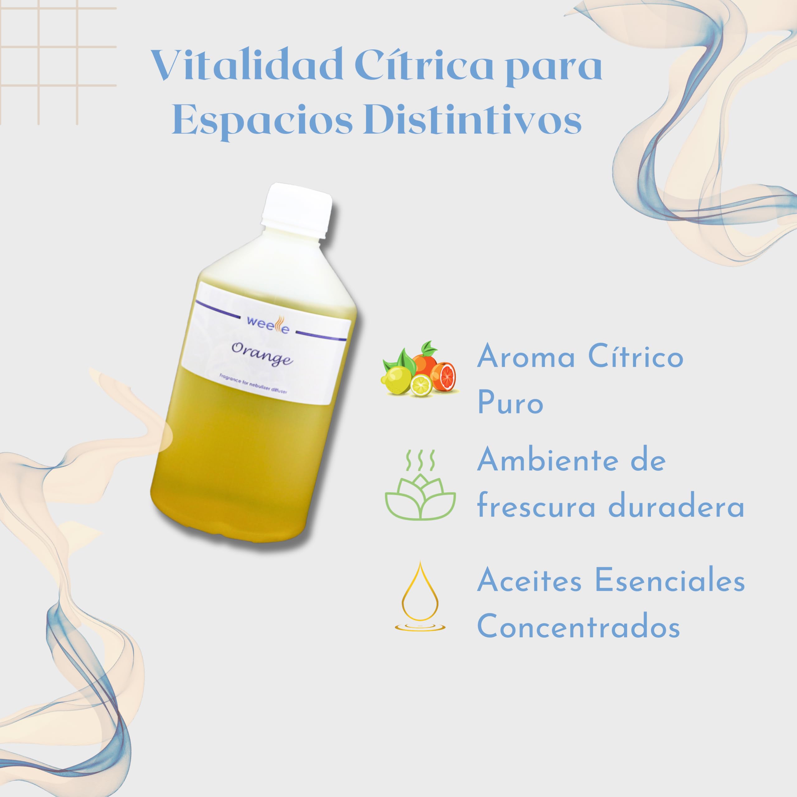 Fragancia para Difusores de Perfume de Ambiente. Ambientadores Home Fragrance (Orange)