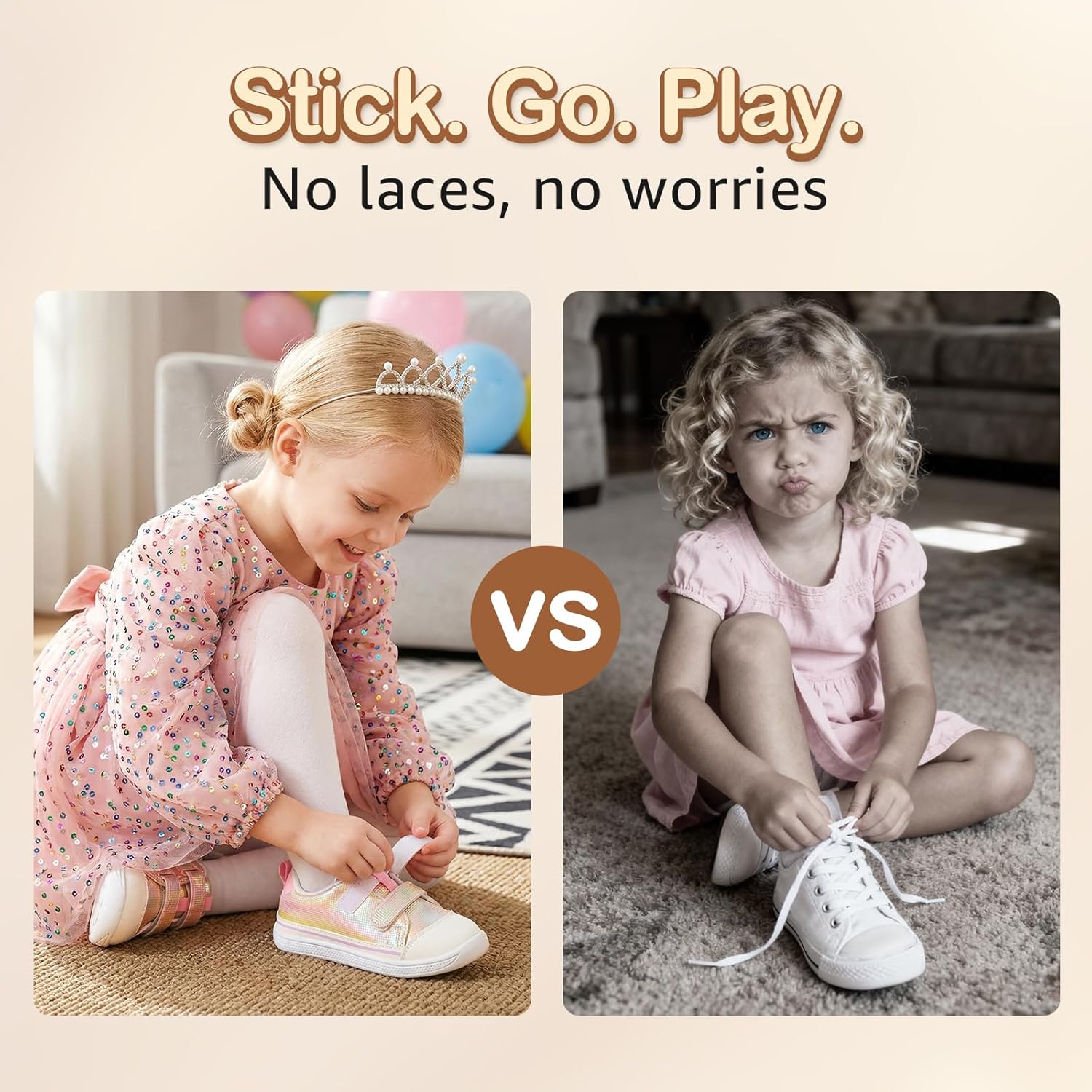 Toddler Wide Toe Box Barefoot Shoes Glitter Girls Sneakers Fashion Zero Drop Kids F... - Image 8